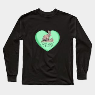 I Love Rabbits Long Sleeve T-Shirt